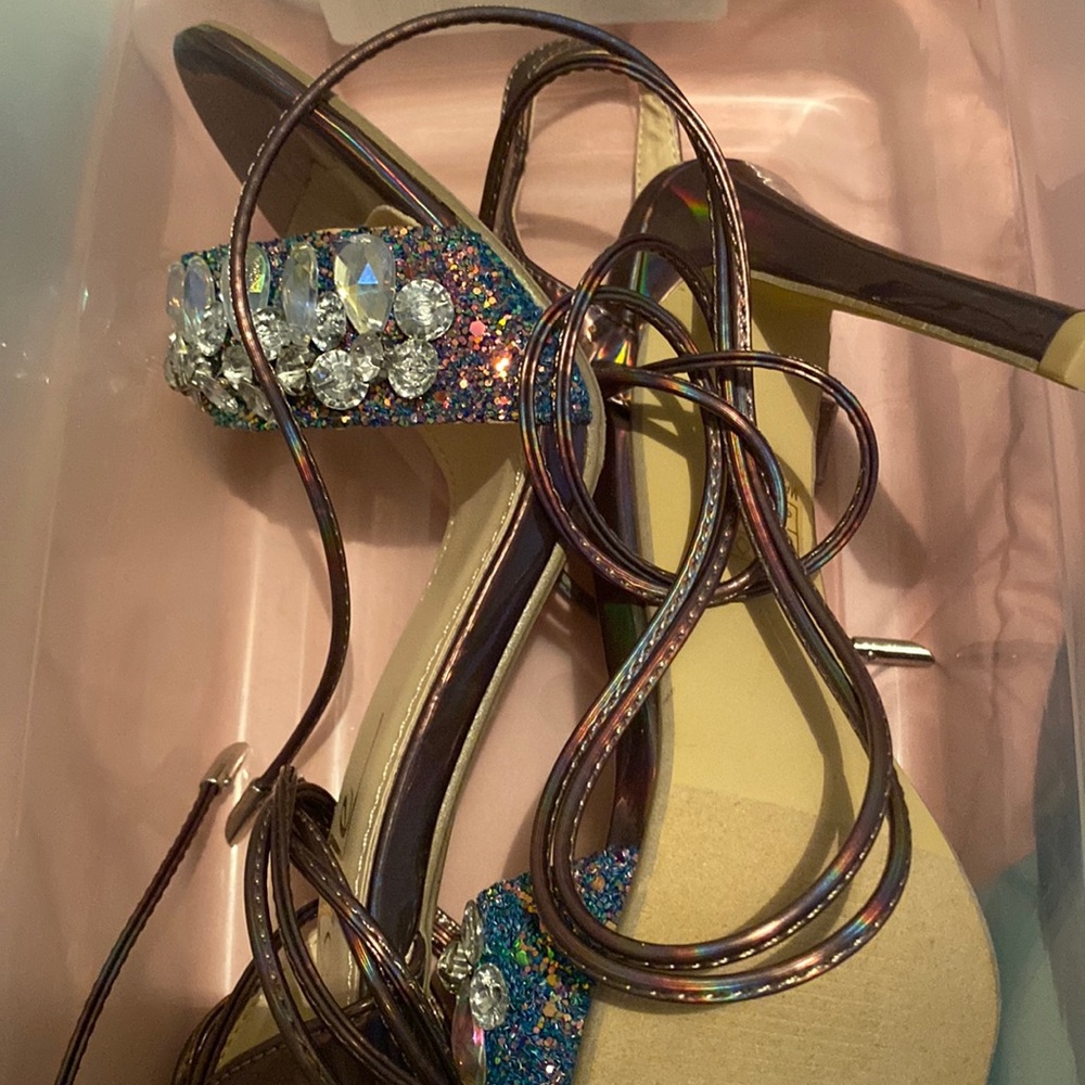 Size 9 strap heels